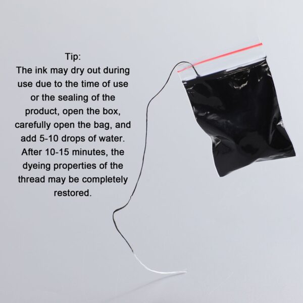 Eyebrow Makeup Mapping String Pre-inked 10m 2 Colors Black White